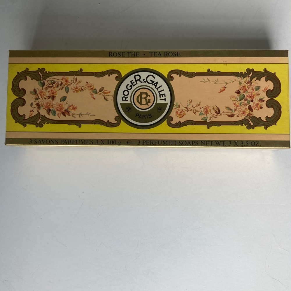 Roger&Gallet Soap Set of 3 Tea Rose discontinued